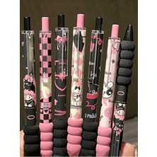 My Balli Store Kawaii 6'lı Hızlı Kuruyan Jel Kalem Seti (Siyah Yazar)