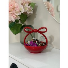 Özbience Fiyonklu Dekoratif Şekerlik ve Takı Düzenleyici, Şık ve Zarif Tasarım