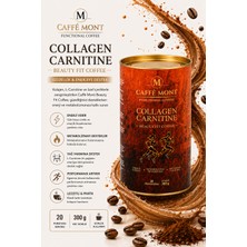 Caffe Mont Collagen L-Carnıtıne Coffee - 20 Servıs - 300 gr