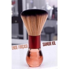 Twin Store Samur Berber Fırçası Saç Temizleme Fırçası - Berber Temizlik Fırçası- Kuaför Berb