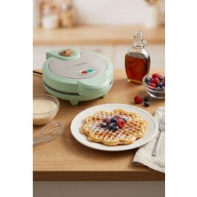 Özbience Yeşil Renkli Pwm Waffle Makinesi, Pratik ve Lezzetli Waffle Yapımı