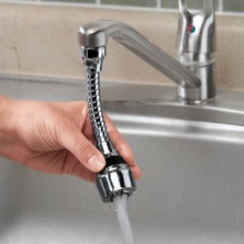 Ulu Pazarlama Turbo Flex 2 Aşamalı Plastik Esnek Musluk Başlığı Pratik Tak Kullan (5570)