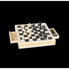 Özbience Ithal Çekmeceli Satranç Takımı, Şık ve Kullanışlı Oyun Seti