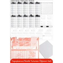Özbience Yapışkansız Akıllı Kağıt Seti ve Öğrenci Planlayıcı, Çarpım Tablosu 60X100