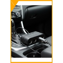 Esplendor 4 Çıkışlı Araç Çakmak Çoklayıcı USB Type-C Şarj Ünitesi