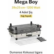 Özbience Elektrikli Izgara Mangal 39X11X25CM, Pratik ve Kullanışlı Barbekü