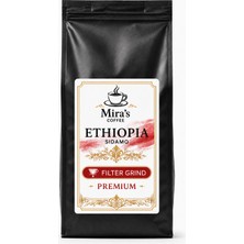 Mira's Coffee Ethiopia Sidamo Yöresel Kahve %100 Arabica – Taze Kavrulmuş Çekirdek / Filtre Kahve – Premium Lezzet