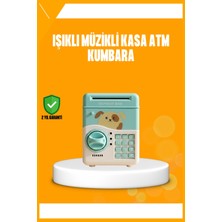 Esplendor Elektronik Şifreli Atm Kasa Görünümlü Çocuk Kumbarası Su Yeşili