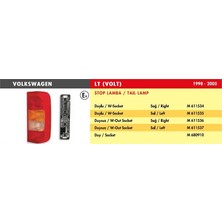 Mars Stop Lambası Sağ  Vw Volt LT35 97-03 Duylu (1 Ad )