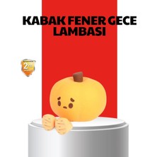 Epilons Pumpkin Led Night Light Dokunmatik Şarjlı Silikon Gece Lambası