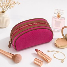 Valleri Bag Şık ve Fonksiyonel Makyaj Çantası – Canlı Pembe