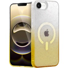 Ulu Pazarlama Apple Iphone 16E Pummel Shiny Magsafe Kapak - Gold