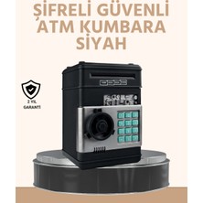 Senson Işıklı Sesli Şifreli Atm Görünümlü Kasa Kumbara - Lisinya