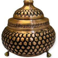 Özbience Bakır Şekerlik, Nakışlı ve Şık Tasarım, Zarif ve Dayanıklı Dekorasyon