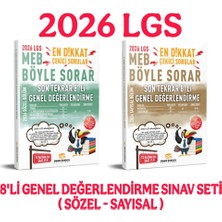 Sinan Kuzucu Yayınları 2026 Lgs Son Tekrar 8'li Genel Değerlendirme Sınavı Seti (Sayısal - Sözel)