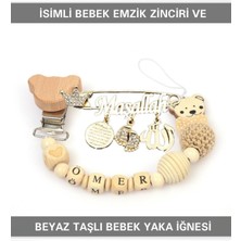 PremiumPort Bebek Emzik Zinciri ve Yaka Iğnesi, Şık ve Güvenli Tasarım