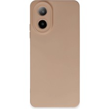 Ulu Pazarlama Oppo A38 Kılıf Nano Içi Kadife Silikon - Pudra