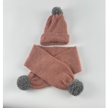 PremiumPort Yumuşak ve Sıcak Örgü Bebek Kış Seti, Atkı ve Bere Takımı