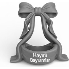 Özbience Bayram Temalı Fiyonk Detaylı Dekoratif Şekerlik, Özel Gün Hediye