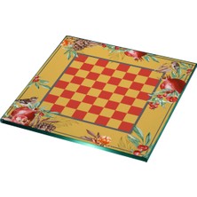 Özbience Canlı Sarı Pomegranate Satranç Seti, Şık ve Zarif Tasarım