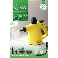 Özbience KSC-4223 Buharlı Temizleyici Seti, 8 Parça Aksesuar ile Güçlü Temizlik