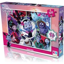 Gray Line Gry VP714 Vampirina 100 Parça Çocuk Puzzle -Ks Puzzle Nel1