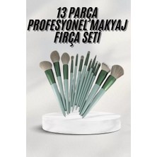 Pileli Store Dayanıklı Makyaj Fırçası Seti 13 Parça Yumuşak Kıllı Fırçalar Allık Fondöten Far Fırç