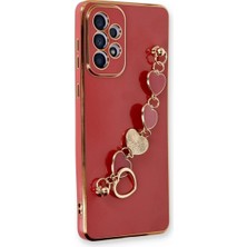 Ulu Pazarlama Samsung Galaxy A53 5g Kılıf Esila Silikon - Kırmızı