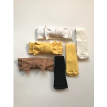 PremiumPort 6'lı Bebek Çorap ve Bandana Seti, Sevimli Hediyelik Paket