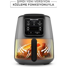Özbience Air Pro Cook Köz Xl Airfryer, Uzay Gri, Şık ve Pratik Mutfak Aleti