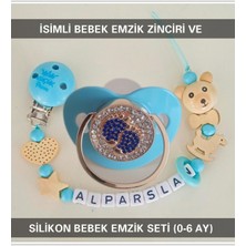 PremiumPort Bebek Emzik Zinciri ve Silikon Emzik Seti, Güvenli ve Şık Tasarım