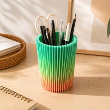 TK Modern 3D Baskı Kalemlik | Minimal Tasarım Masaüstü Organizer