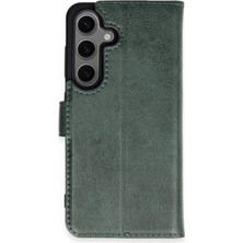 Ulu Pazarlama Samsung Galaxy S24 Plus Kılıf Trend S Plus Kapaklı Kılıf - Yeşil