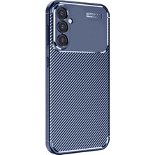 Ulu Pazarlama Samsung Galaxy S24 Fe Kılıf Auto Focus Karbon Kapak - Lacivert
