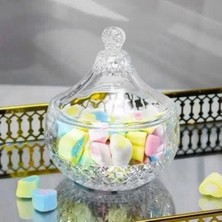 Özbience Şeffaf Cam Şekerlik Kasesi, Dekoratif ve Şık Saklama Çözümü