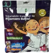 Gray Line Gry Kalem Hediyeli Boyanabilir Pijama 5-6 Yaş Nel1