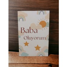 PremiumPort Baba Oluyorum Müjde Anı Kartı, Hamilelik Anılarınızı Özel Kılın