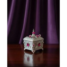 Özbience Parlak Gümüş Şekerlik, Zarif ve Şık Tasarım, Ev ve Davet Dekoru