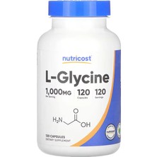Nutricost L-Glycine 1,000 Mg 120 Capsules