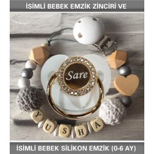 PremiumPort Yumuşak Silikon Bebek Emzik Zinciri, Güvenli ve Şık Tasarım