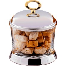 Özbience Şekerlik, Gold Renk, Şık ve Zarif Tasarım, Çay ve Kahve Takımı