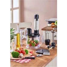 Özbience 5 Fonksiyonlu Çok Amaçlı El Blender Seti, Kolay Kullanım ve Temizlik