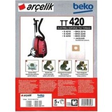 Arçelik Yüksek Performanslı Toz Torbası, Uyumlu Süpürge Modelleri Için