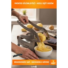 Özbience Pratik ve Ergonomik Paslanmaz Çelik El Tipi Patates Dilimleyici