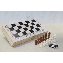 Özbience Ahşap Kutulu Satranç ve Tavla Seti, Şık ve Dayanıklı Tasarım