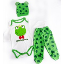 PremiumPort Minibird Baby 3'lü Zıbın Takımı, Yumuşak ve Rahat Bebek Giyim Seti