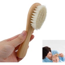 Dora Shopping Xspring Bebek Saç Fırçası, Bebekler Için Saç Uzunluğu 2cm Yumuşak Saç Fırçası, Bambudan Yapılmış, 0-