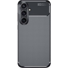 Dora Shopping S24 Fe ile Uyumlu Kılıf Karbon Silikon Orijinal ( S24 Fe ile Uyumlu, )