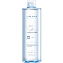 Dora Shopping 10 Çeşit Hyalüronik Asit Içeren Makyaj Temizleme Suyu 500ML Ultra Hyalron Cleansing Water