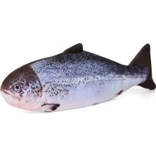 Dora Shopping Peluş Oyuncağı Balık Nanesi Otlu Çıngıraklı 1 Adet Somon